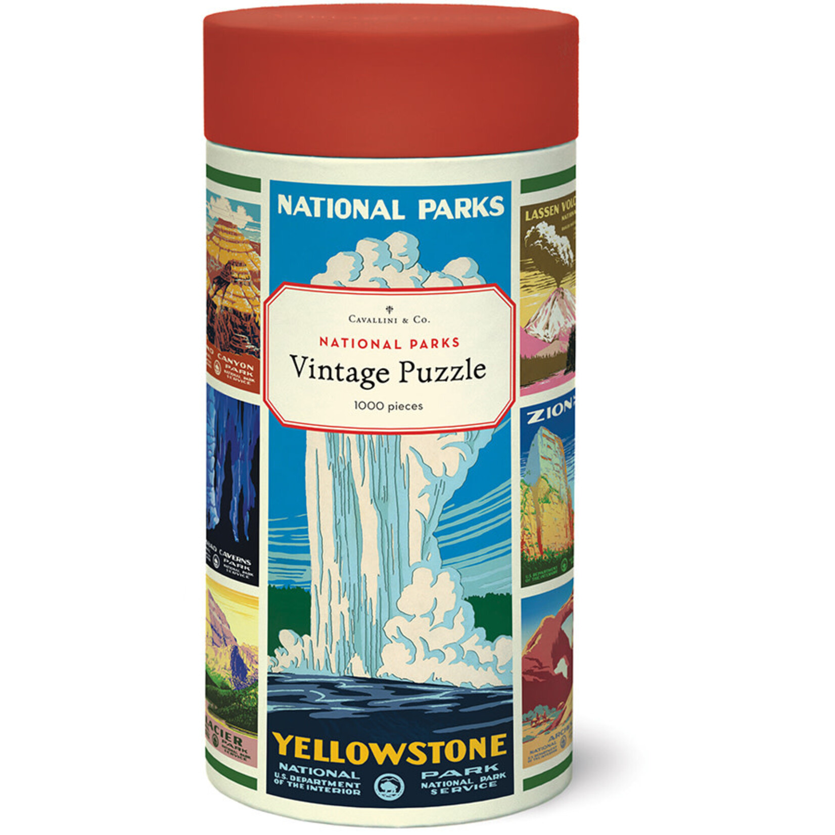 Cavallini Puzzle - National Parks Posters 1000 Piece