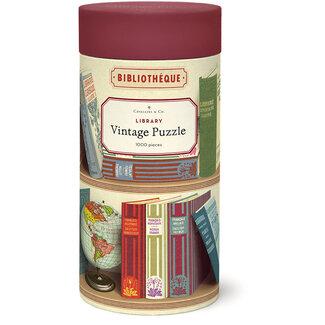 Cavallini Puzzle - Library Books 1000 Piece