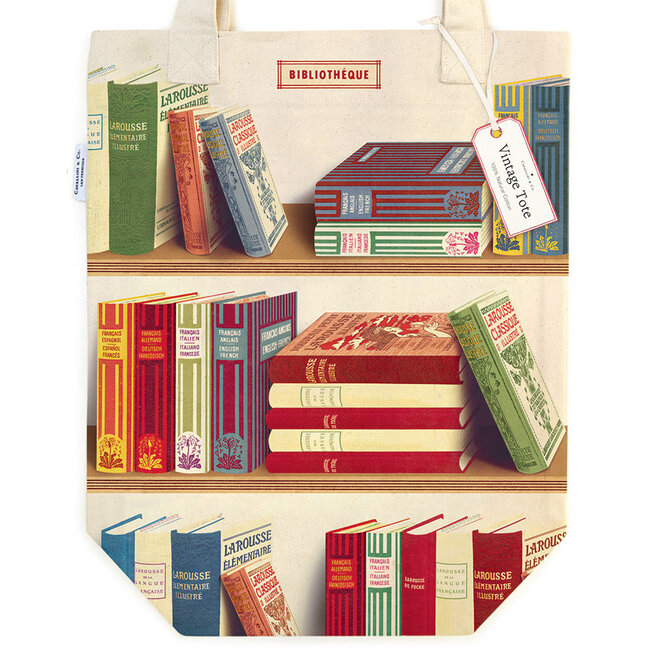 Cavallini Tote Bag - Library Books
