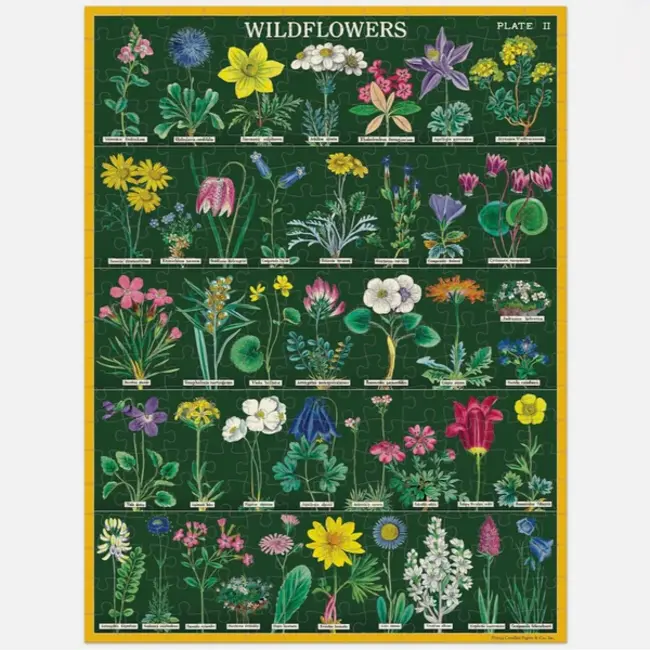 Cavallini Mini Puzzle - Wildflowers 240 Pieces