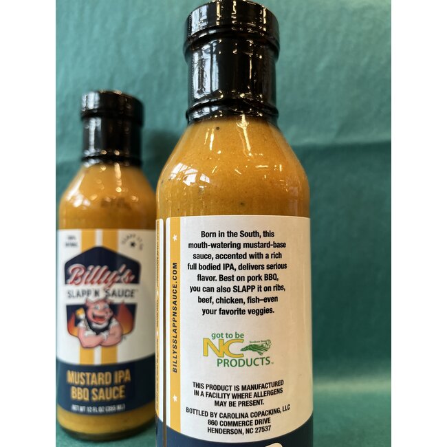 Billy's SLAPP'N Sauce Billy's SLAPP'N Sauce - Original Mustard
