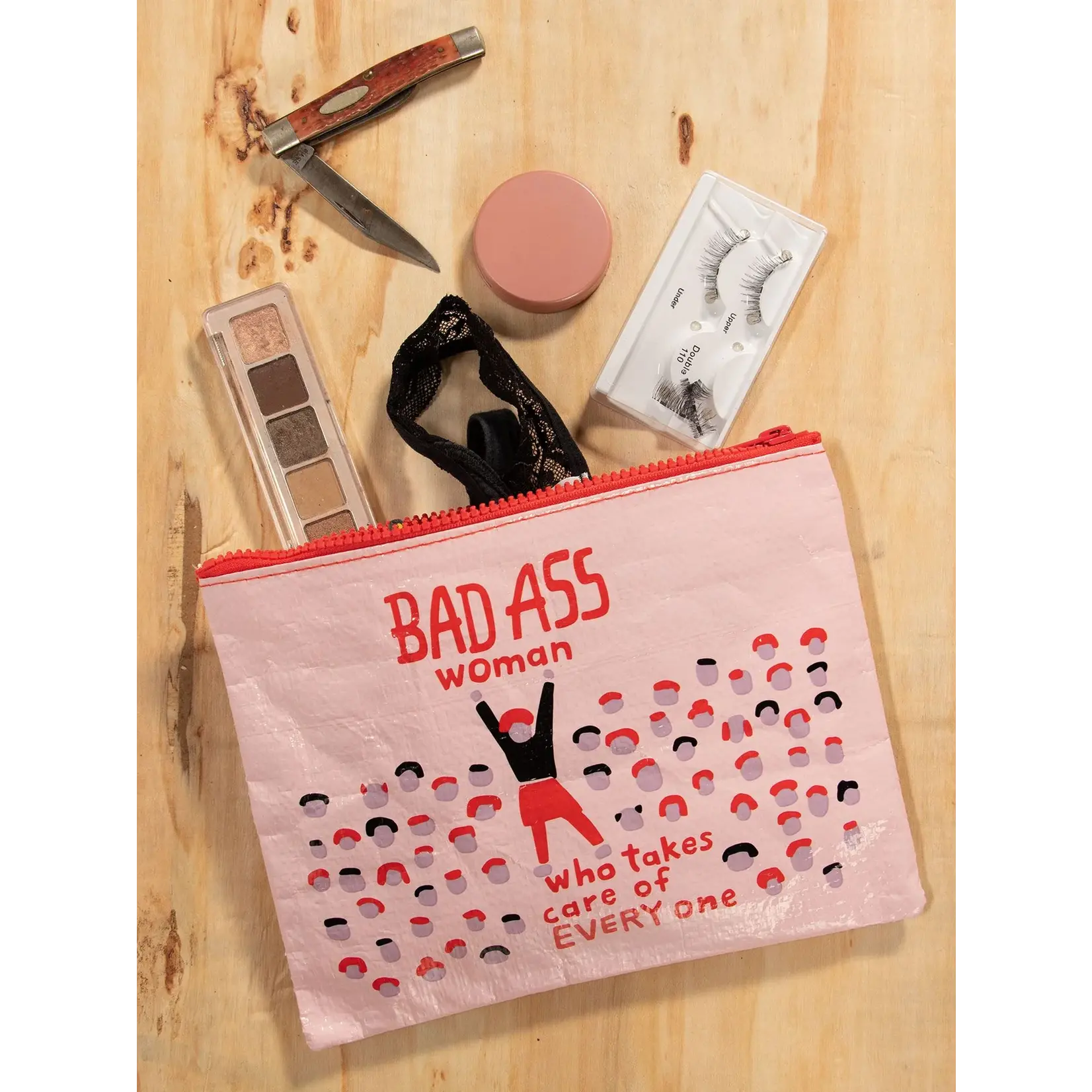 Zipper Pouch - Bad Ass Woman Who Takes Care Of Everyone