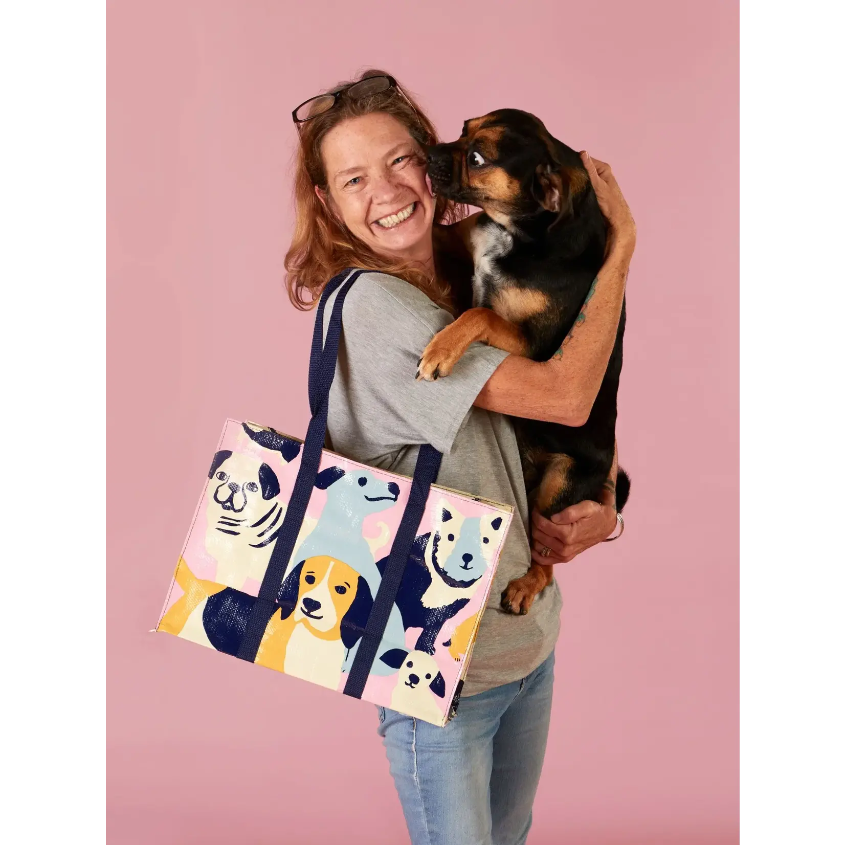 Shoulder Tote - Happy Dogs