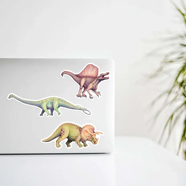 J6R6 Triceratops Sticker