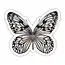 Butterfly 31 Sticker
