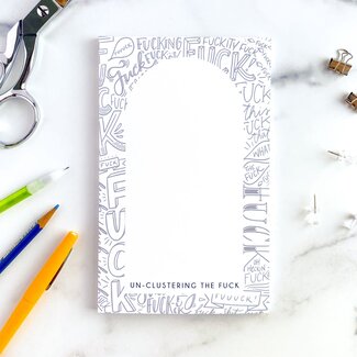 Billie Claire Handmade LLC Unclustering the Fuck Notepad