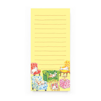 Dogs on Chairs List Pad