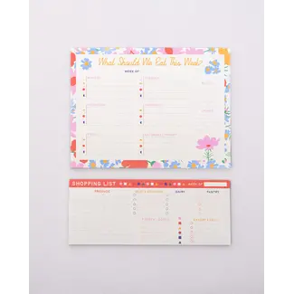 Meal Planner & Shopping List Set