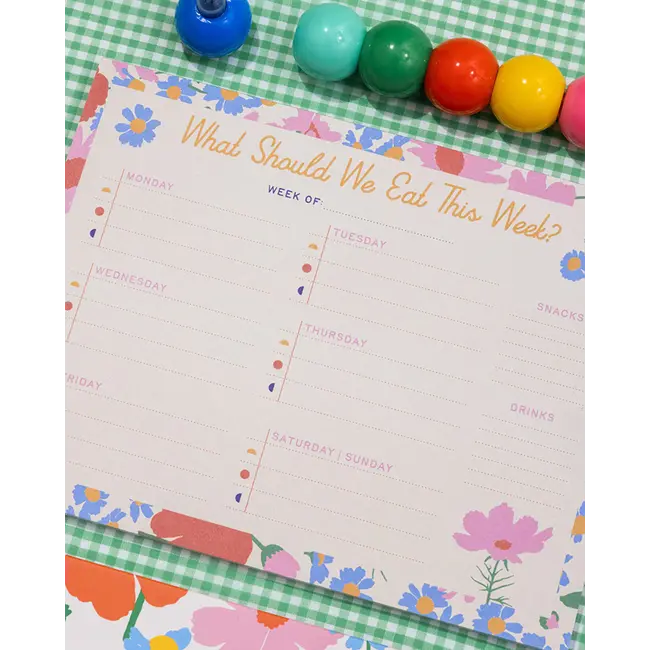 Meal Planner & Shopping List Set