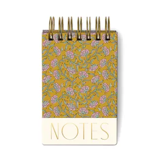 Chunky Notepad - Gold Vintage Floral