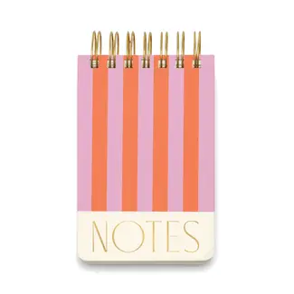 Twin Wire Notepad - Stripes