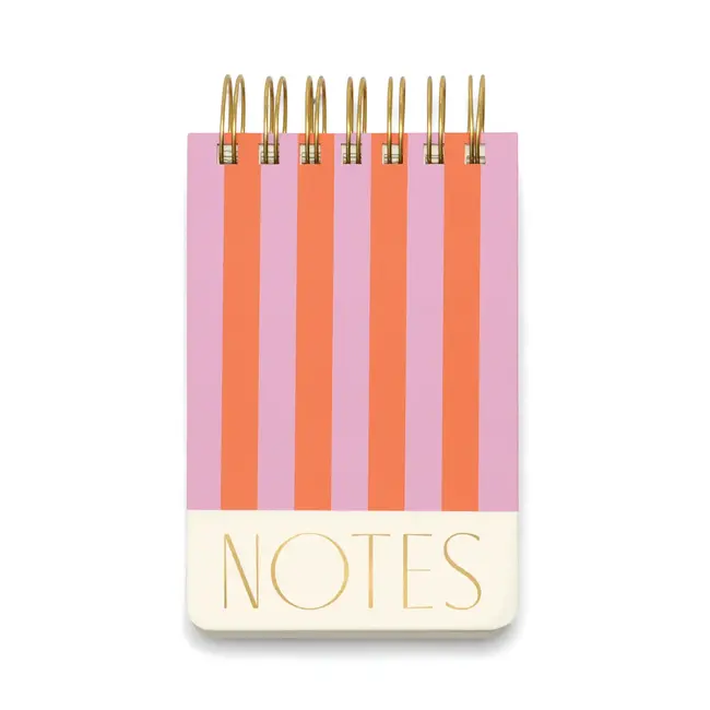 Twin Wire Notepad - Stripes