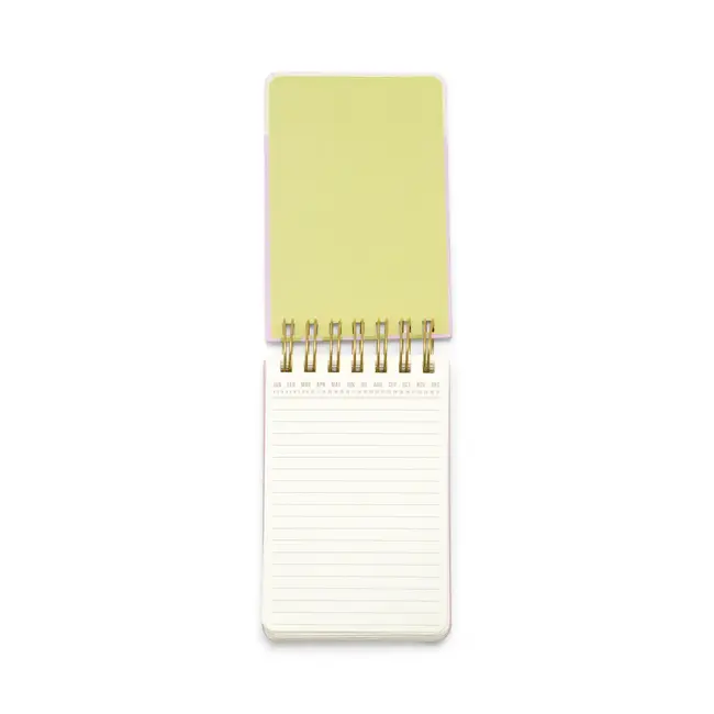 Twin Wire Notepad - Wavy Stripes