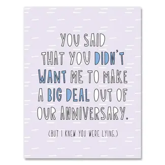 Big Deal Anniversary Card