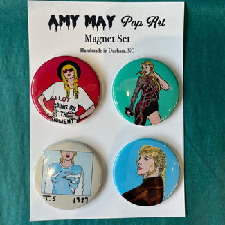 Amy May Pop Art Taylor Swift Magnet Set (4)
