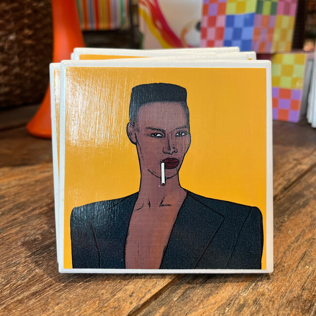 Amy May Pop Art Grace Jones Coaster