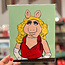 Amy May Pop Art Miss Piggy Art Print 8x10
