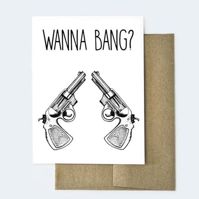 Aviate Press Wanna Bang? Card