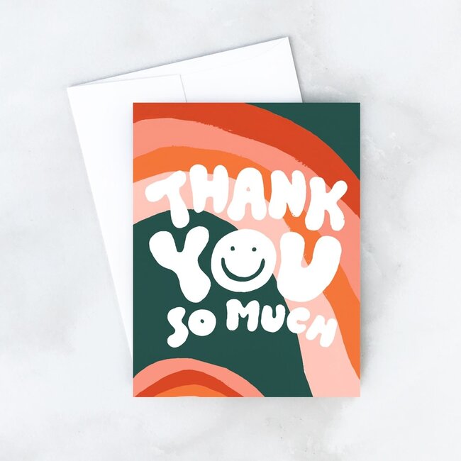 Wavy Thank You Card