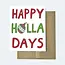 Aviate Press Happy Holla Days Card