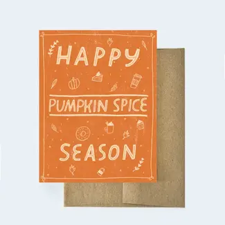 Aviate Press Pumpkin Spice Card