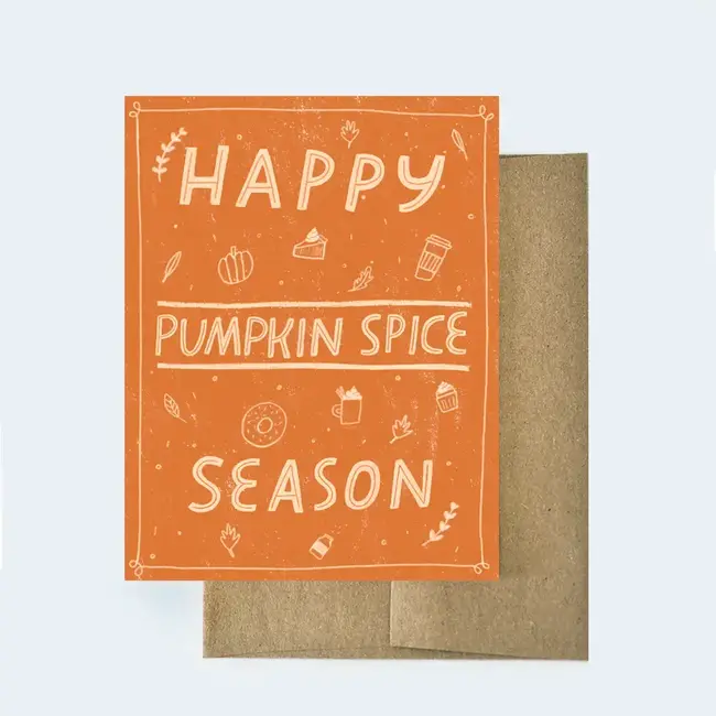 Aviate Press Pumpkin Spice Card