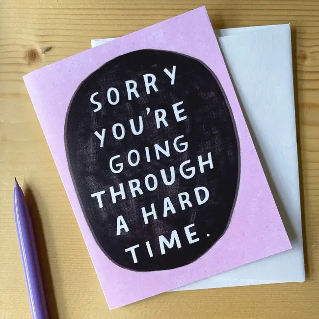 Aviate Press Hard Times Card