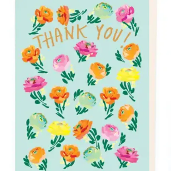 Ranunculus Thank You Card