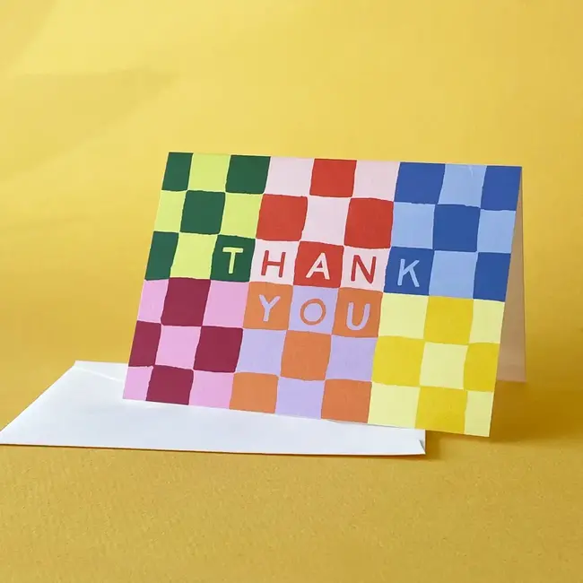 Checky Thank You Boxed Notecards (12)