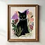 Tara Reed Black Cat Art Print 8x10