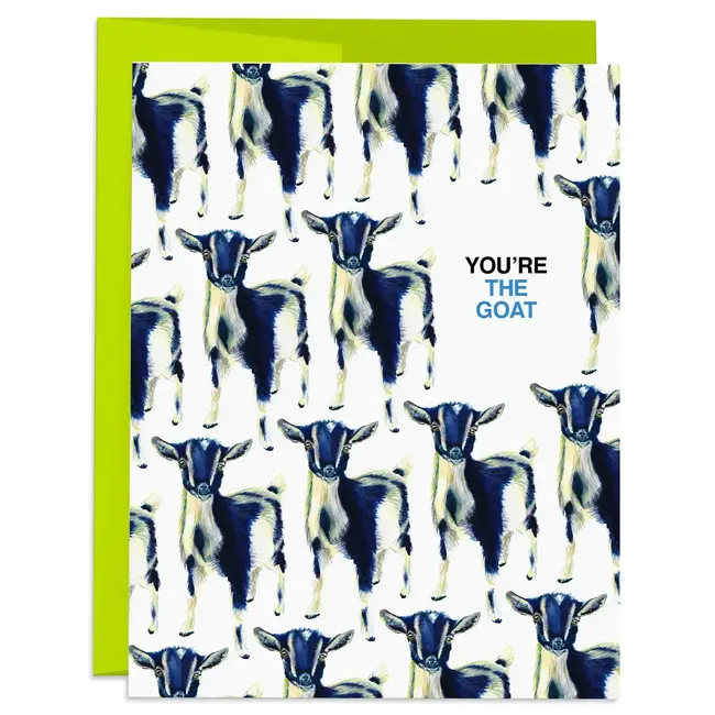 J6R6 You're the GOAT Card