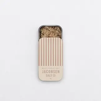 Sea Salt Tin: Infused Black Garlic