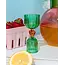 Tipsy Turvy Double Shot Glass - Green