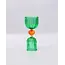 Tipsy Turvy Double Shot Glass - Green