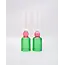 Tipsy Turvy Bar Glass Set - Green