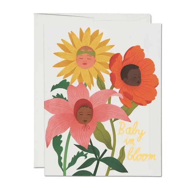 Baby in Bloom Card