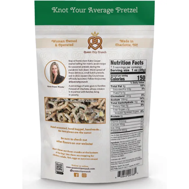 Queen City Crunch Dill Pretzels