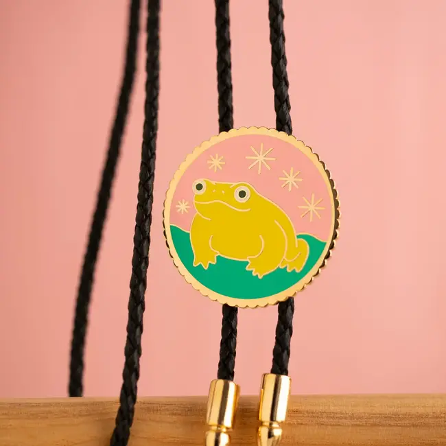 Tiny Deer Studio Frog Bolo Tie