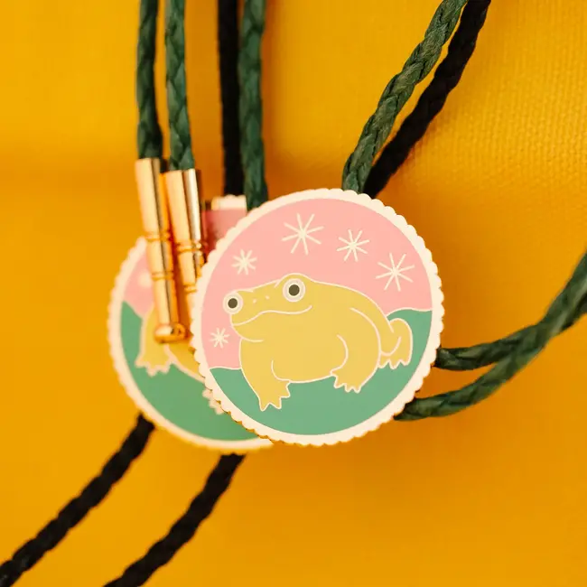 Tiny Deer Studio Frog Bolo Tie