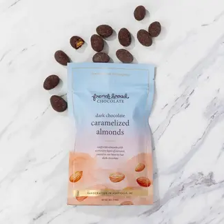 French Broad Chocolate Dark Chocolate Caramelized Almonds 6oz