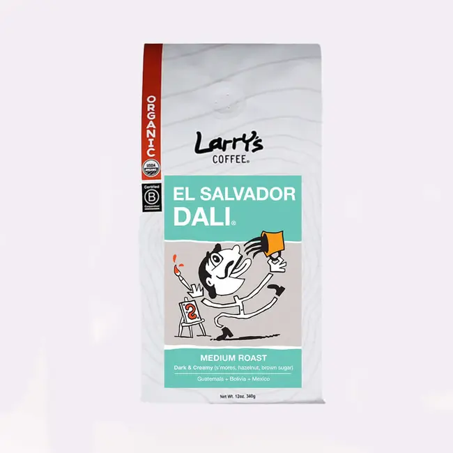 Larry's Coffee Larry's Whole Bean Coffee - El Salvador Dali Blend 12 oz