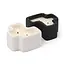 Boxed Set Jigsaw Candles: White + Black - Salted Air & Smoked Woods