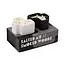 Boxed Set Jigsaw Candles: White + Black - Salted Air & Smoked Woods