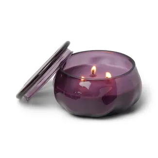 Basalt 10oz Glass Candle - Violet & Vanilla
