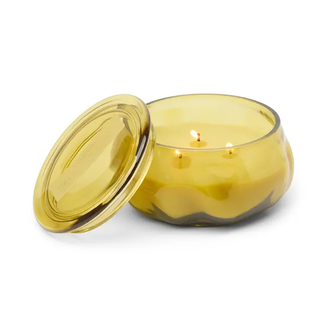 Basalt 10oz Glass Candle - Yellow Tobacco Patchouli