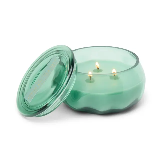 Basalt 10oz Glass Candle - Turquoise Fresh Air Salt