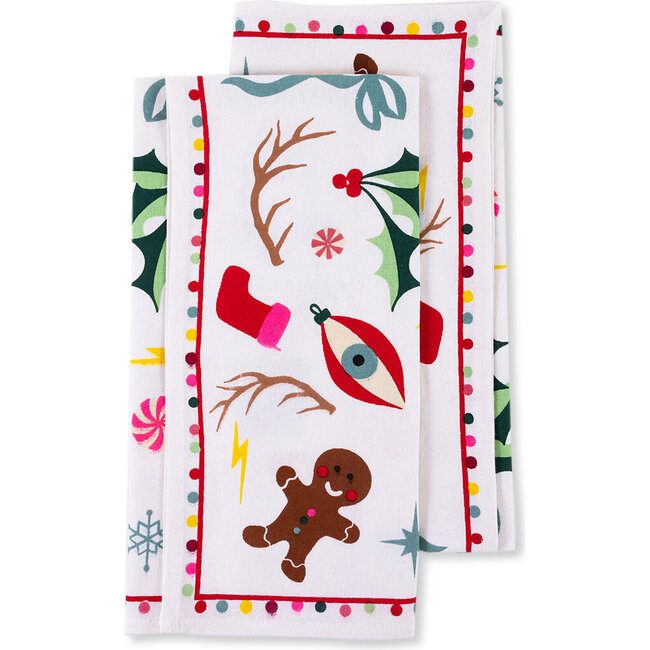 Furbish Studio Twinklemas Dish Towels Set (2)