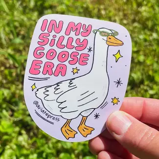 Aviate Press In My Silly Goose Era Sticker