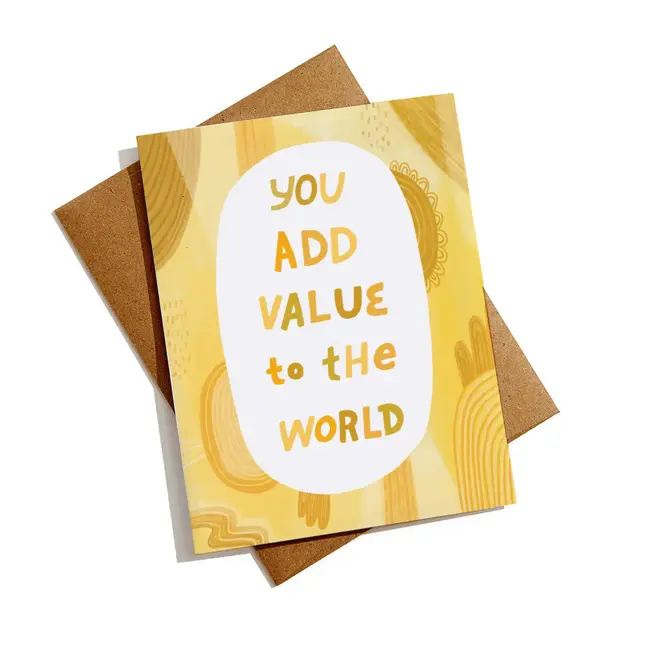 Aviate Press You are Worthy Card