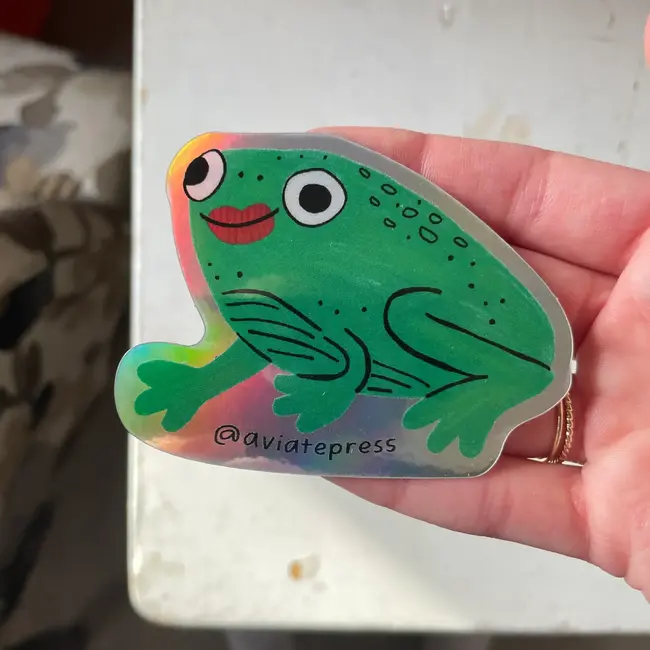 Aviate Press Froggy Sticker
